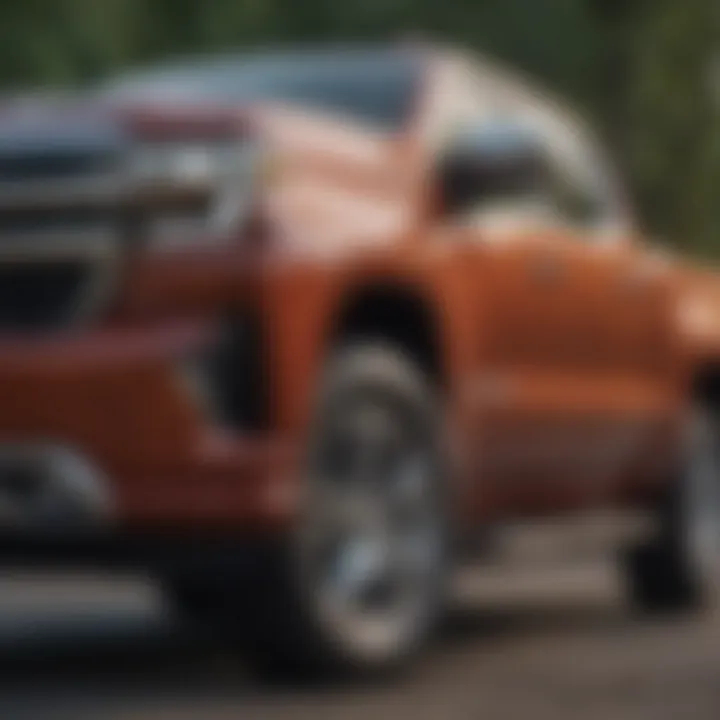 Close-up of the advanced technological features in the Chevy Silverado 1500 High Country.