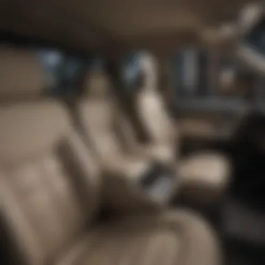 Interior view showcasing the spacious seating of the Chevy Suburban LS