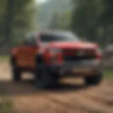 Chevy Silverado Trail Boss in action on rugged terrain