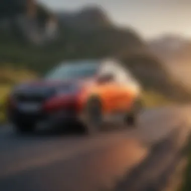 Aesthetic Appeal of the Honda HR-V with Leather Honda HR-V parked in a scenic location, highlighting its aesthetic appeal