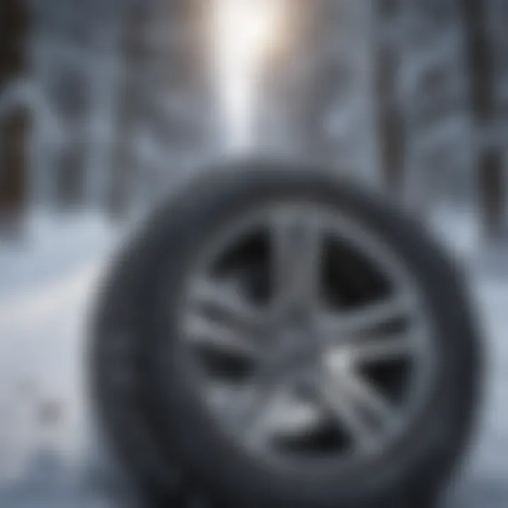 Comparison of different types of snow tires suitable for Mercedes vehicles in a winter setting.