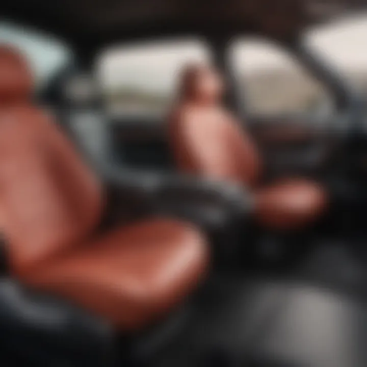 Different configurations of captain seats in various Mercedes SUV models