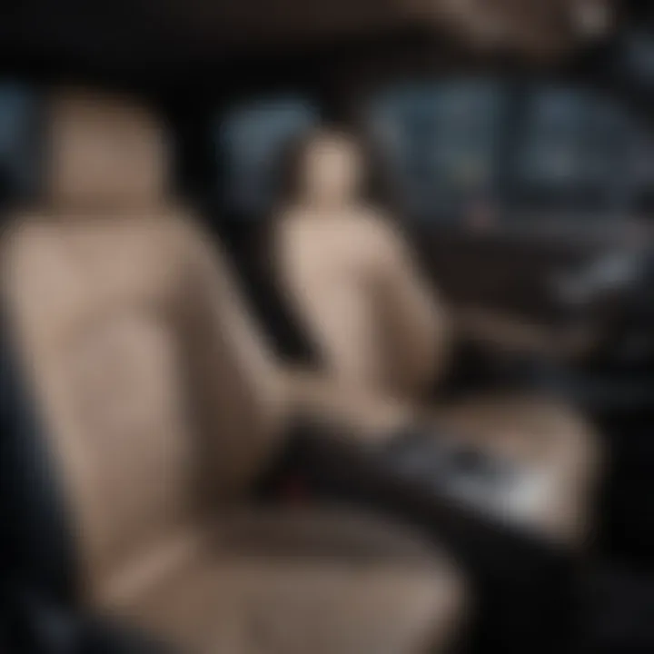 Customer feedback on Mercedes captain seats displayed visually