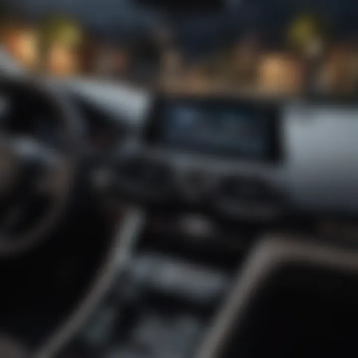 Interior dashboard of the 2022 Acura RDX with advanced technology features