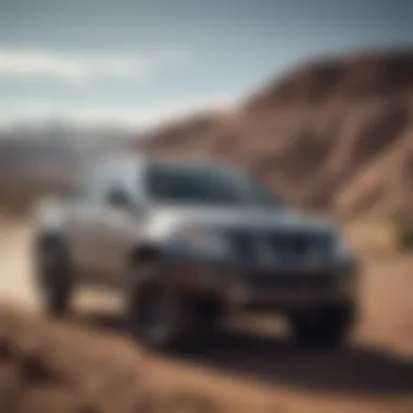 Close-up of the Nissan Frontier Nismo Off-Road's performance features