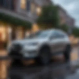 Elegant Nissan Rogue design showcasing exterior features