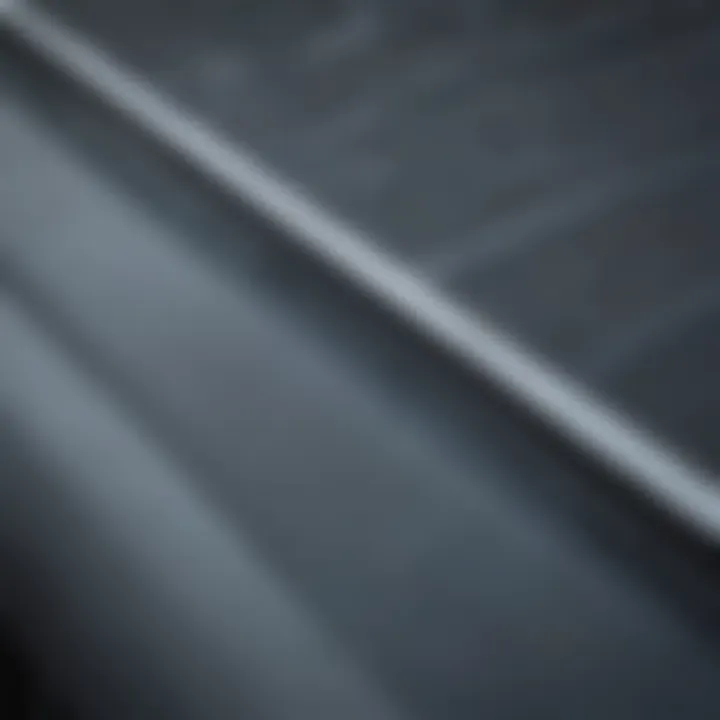 Close-up view of roof rail materials used in Chevy Tahoe