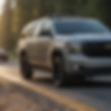 Enhanced Utility of Roof Rails on Chevy Tahoe Chevy Tahoe with roof rails carrying outdoor gear