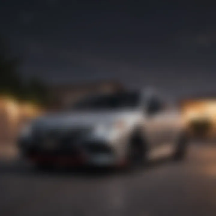 Sleek exterior design of the Toyota Camry TRD