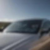Sleek design of the Mercedes C Class sunroof