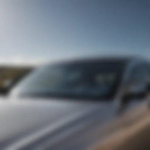 Sleek design of the Mercedes C Class sunroof