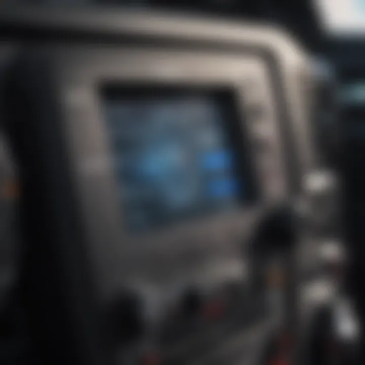 User interface of a satellite radio device