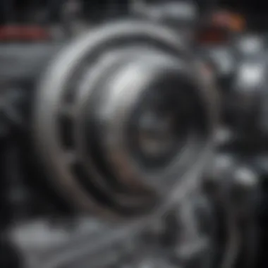 Engine Technology for Better Fuel Economy Close-up of a midsize truck's engine