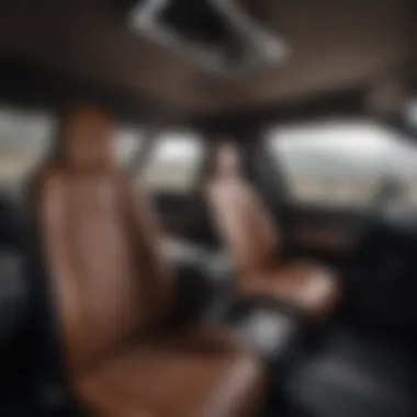 Spacious cabin layout with ample legroom and comfort features