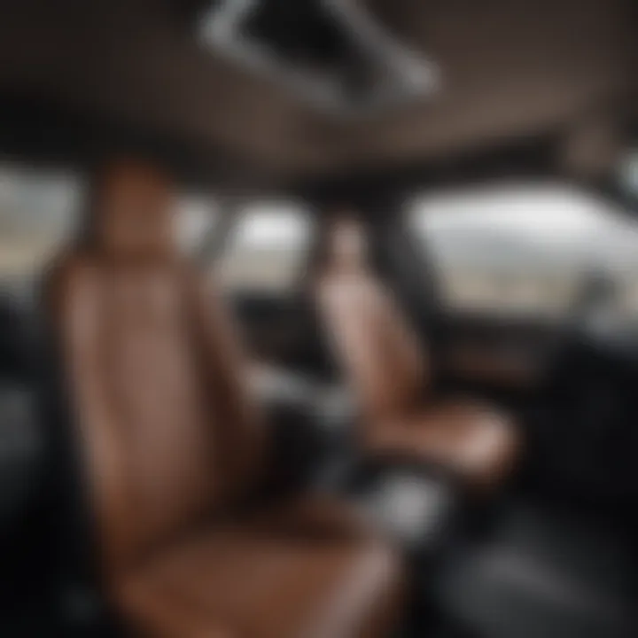 Spacious cabin layout with ample legroom and comfort features