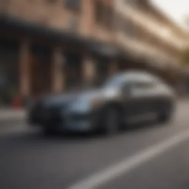 Toyota Camry Hybrid on a winding road