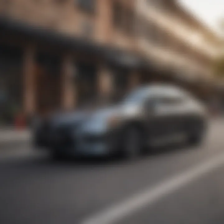 Toyota Camry Hybrid on a winding road