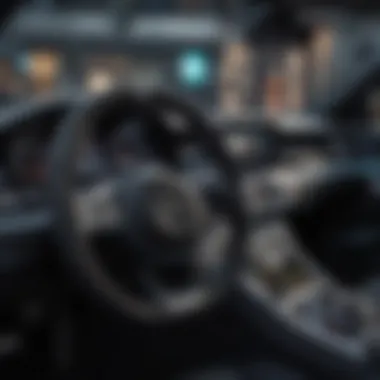 Advanced technology dashboard of a Mercedes-Benz