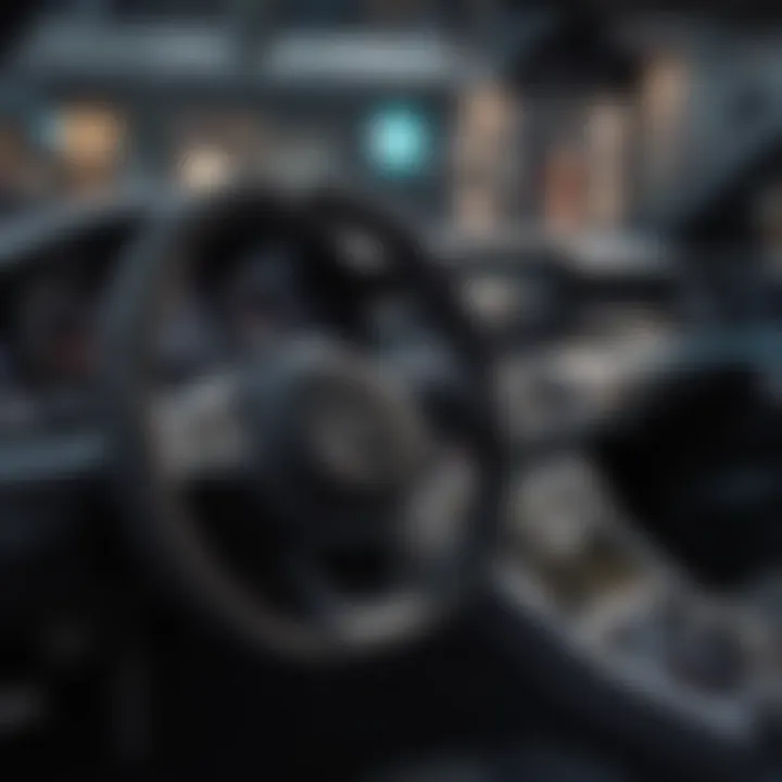 Advanced technology dashboard of a Mercedes-Benz