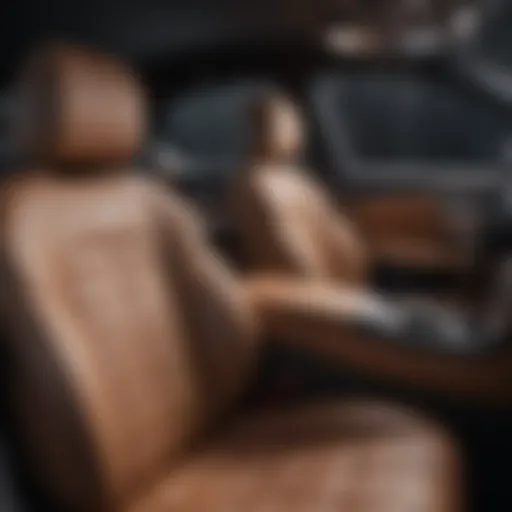 Luxurious leather seating in a Mercedes-Benz