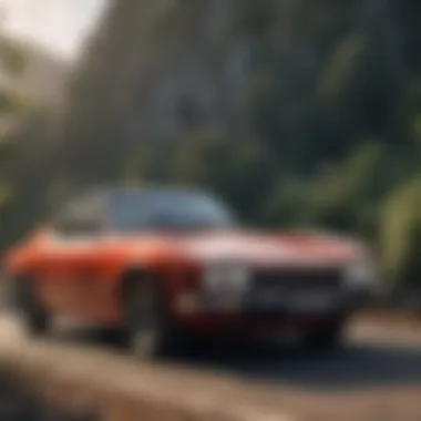 Timeless Design of a Classic Toyota Sport Classic Toyota sports car showcasing timeless design