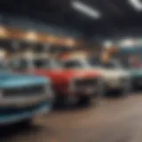 An array of used cars waiting for a new owner