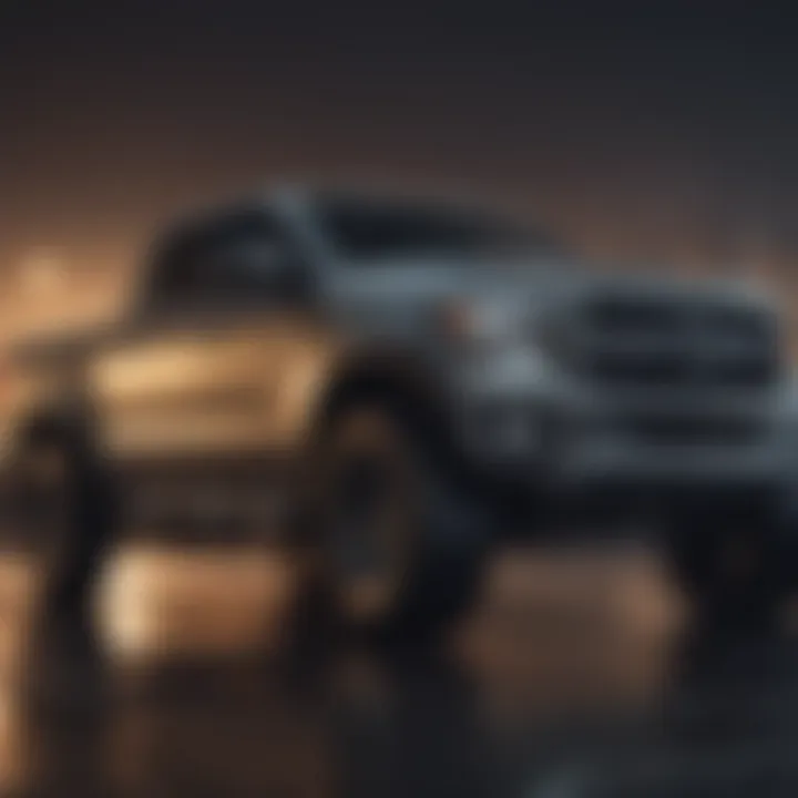 A striking view of the MB pickup truck showcasing its robust design and modern aesthetics.