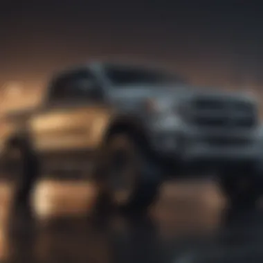 MB Pickup Truck Design A striking view of the MB pickup truck showcasing its robust design and modern aesthetics.
