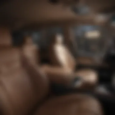 Interior cabin of the 2017 Cadillac Escalade featuring luxurious seating and technology