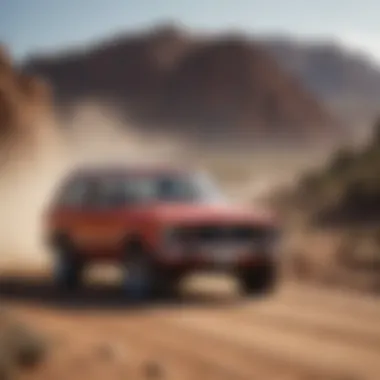 Ford Maverick Performance on Rugged Terrain Ford Maverick driving on rugged terrain