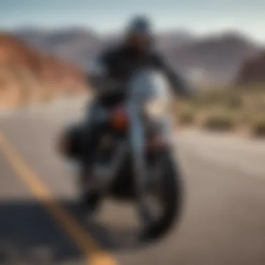 Performance Ride: The Essence of VRSC-A Rider experiencing the performance of the VRSC-A on an open road