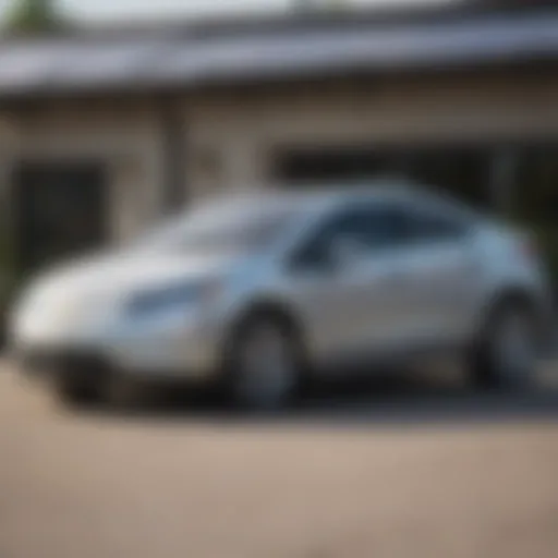 Solar panels installed on a Chevy Volt