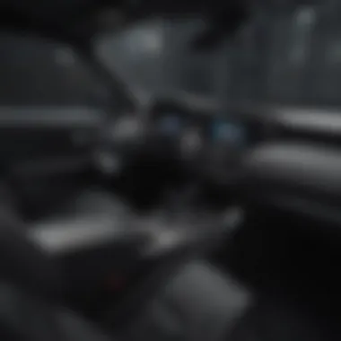 Interior view highlighting the advanced technology and comfort features
