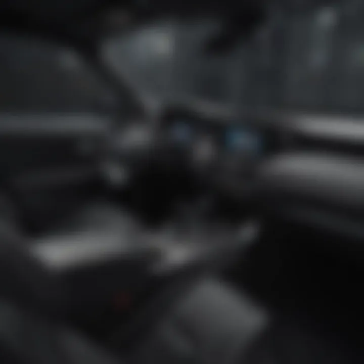 Interior view highlighting the advanced technology and comfort features