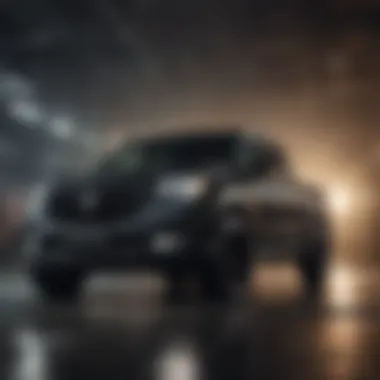 Dynamic performance shot capturing the truck in action