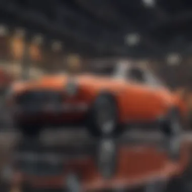 A well-maintained car ready for sale