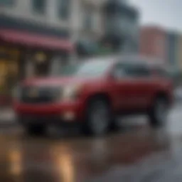 Sleek exterior design showcasing the 2017 Chevrolet Tahoe fully loaded