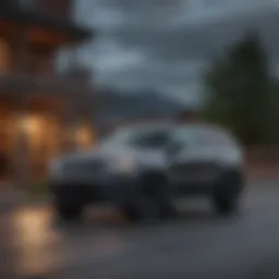 Exterior view showcasing the sleek design of the 2019 Jeep Grand Cherokee High Altitude V8.