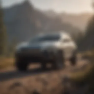 Jeep Cherokee on Rugged Terrain Jeep Cherokee on rugged terrain