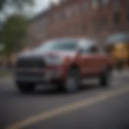 Front view of the 2017 Laramie Limited showcasing its elegant design