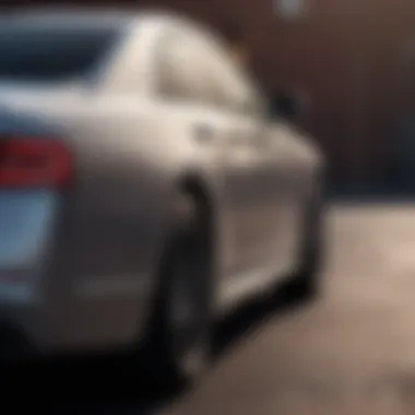 Side profile of Lincoln Continental displaying aerodynamic design