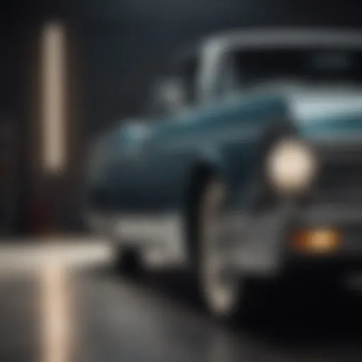 Classic Lincoln Continental showcasing vintage design elements