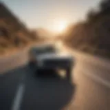 A scenic view of California highways