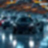 A diverse selection of vehicles showcasing different types
