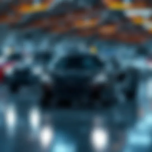 A diverse selection of vehicles showcasing different types