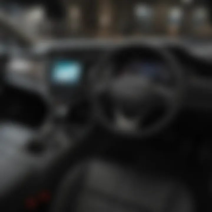 Interior of the Toyota Camry featuring advanced technology interface