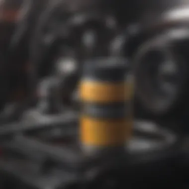 Oil filter installation in a vehicle