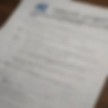 A close-up of an insurance policy document with payment reminders