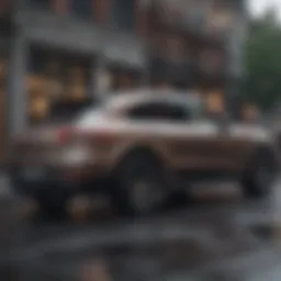 Porsche Macan exterior showcasing sleek design
