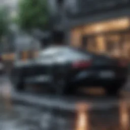 Luxury vehicle showcasing premium finance options